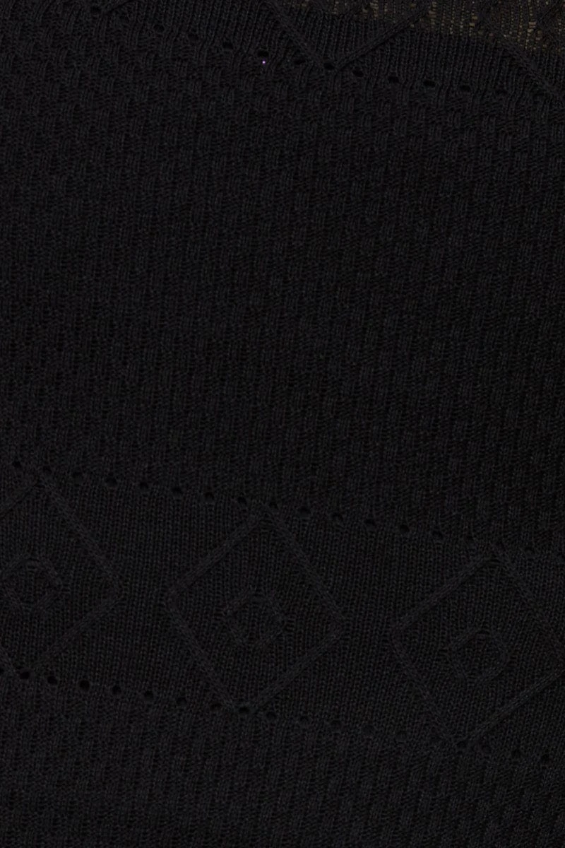 Black Knit Dress Sleeveless Mini 8 Black Knit Dress Sleeveless Mini - Image 6