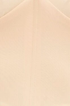 Beige Corset Style Crop Top -Midi Dresses Style wc12616 f4 tan 6